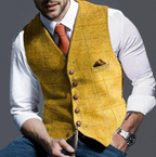 Cleo | Men's Vest | Vintage Style, Button Front | Regular Fit