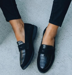 Willa | Women's Loafers | Black, Flat, Slip-On | Casual & Versatile