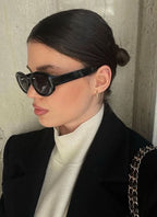 Women Sunglasses Oval Vintage UV400