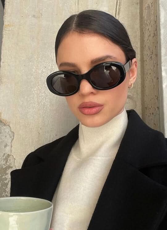 Women Sunglasses Oval Vintage UV400