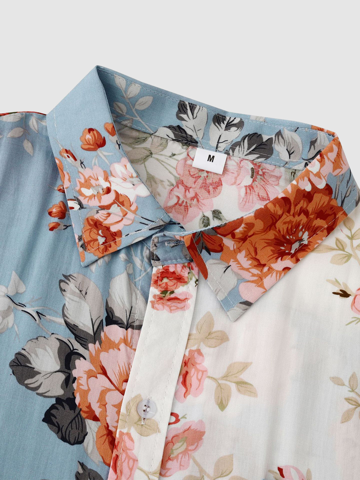 Sage | Men's Floral Shirt | Short Sleeve, Button-Up | Casual & Semi-Formal