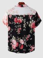 Sage | Men's Floral Shirt | Short Sleeve, Button-Up | Casual & Semi-Formal