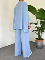 Women Blouse Set Wide Fit Relaxed Everyday 2 Piece | Noor
