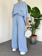 Women Blouse Set Wide Fit Relaxed Everyday 2 Piece | Noor
