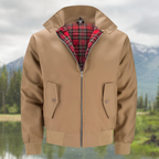 Men Bomber Jacket Harrington Zip Up