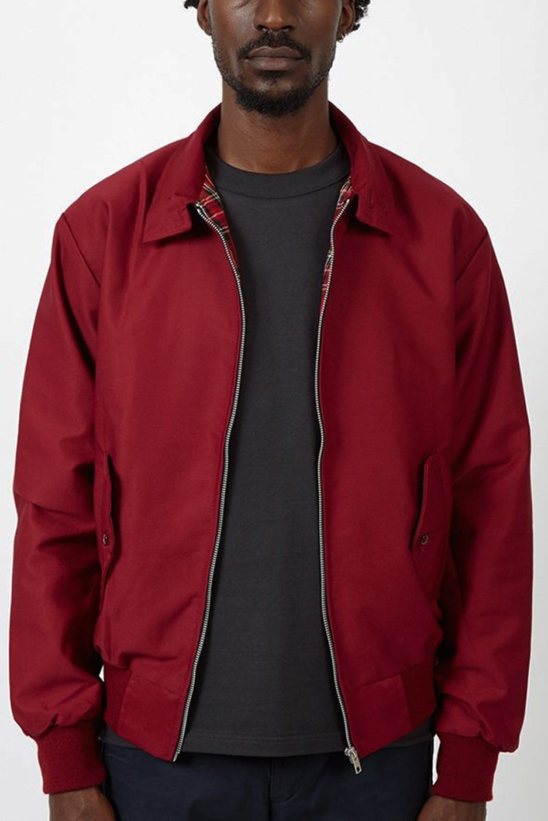 Men Bomber Jacket Harrington Zip Up