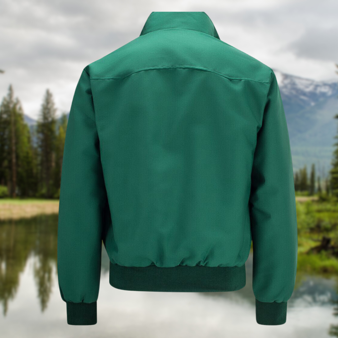 Men Bomber Jacket Harrington Zip Up
