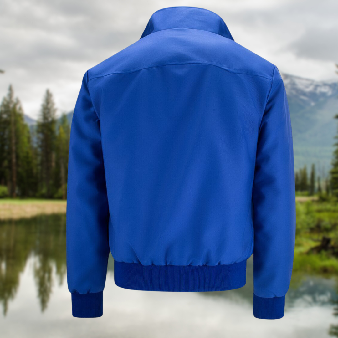 Men Bomber Jacket Harrington Zip Up