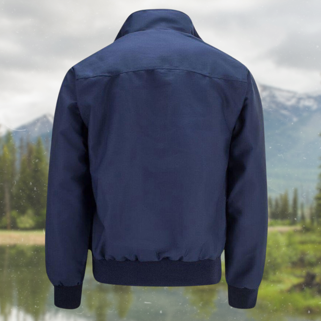 Men Bomber Jacket Harrington Zip Up