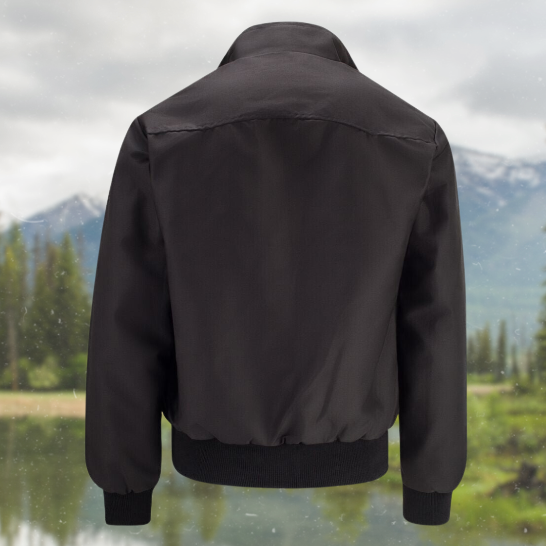 Men Bomber Jacket Harrington Zip Up