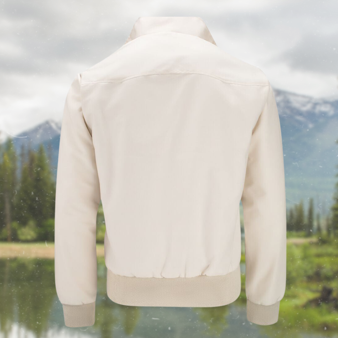 Men Bomber Jacket Harrington Zip Up