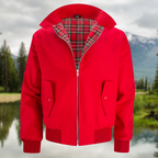 Men Bomber Jacket Harrington Zip Up