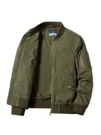 Men's Bomber Jacket | Lightweight, Windproof, Zip-Up | Odette