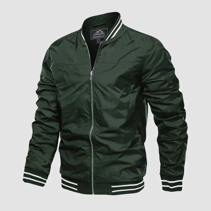Clea | Men's Bomber Jacket | Lightweight Harrington, Zip-Up | Summer