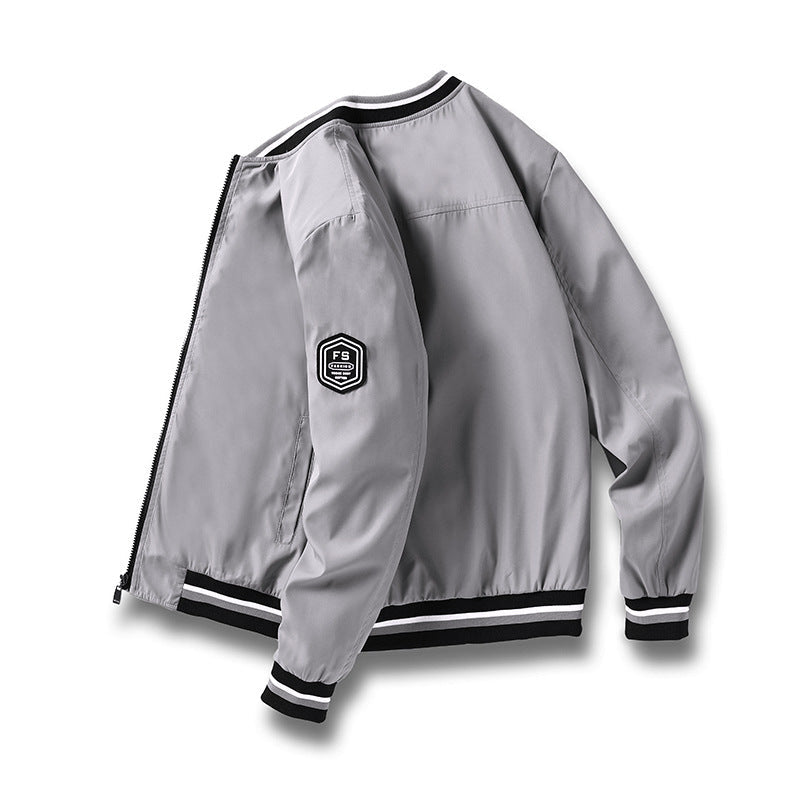 Clea | Men's Bomber Jacket | Lightweight Harrington, Zip-Up | Summer