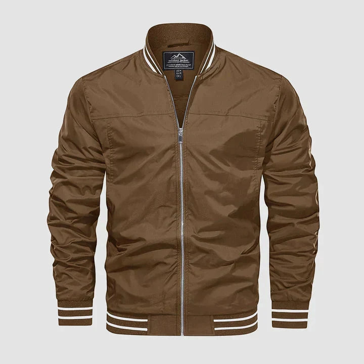 Clea | Men's Bomber Jacket | Lightweight Harrington, Zip-Up | Summer