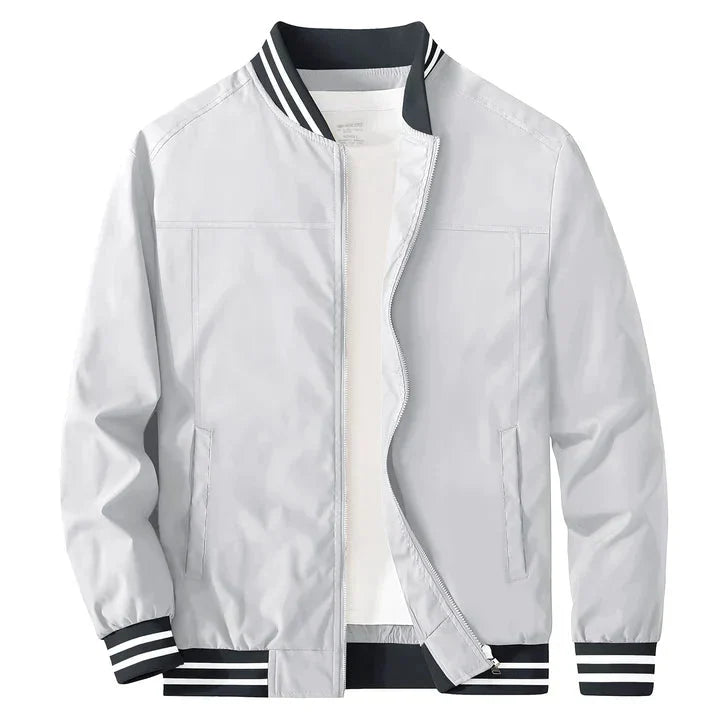 Clea | Men's Bomber Jacket | Lightweight Harrington, Zip-Up | Summer