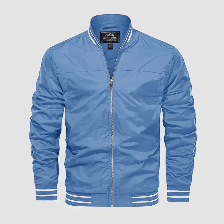 Clea | Men's Bomber Jacket | Lightweight Harrington, Zip-Up | Summer