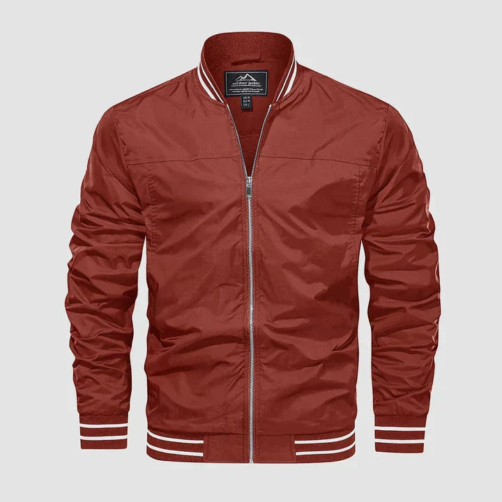 Clea | Men's Bomber Jacket | Lightweight Harrington, Zip-Up | Summer