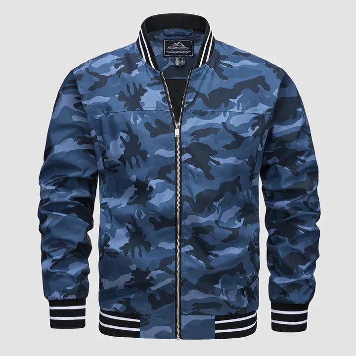 Clea | Men's Bomber Jacket | Lightweight Harrington, Zip-Up | Summer