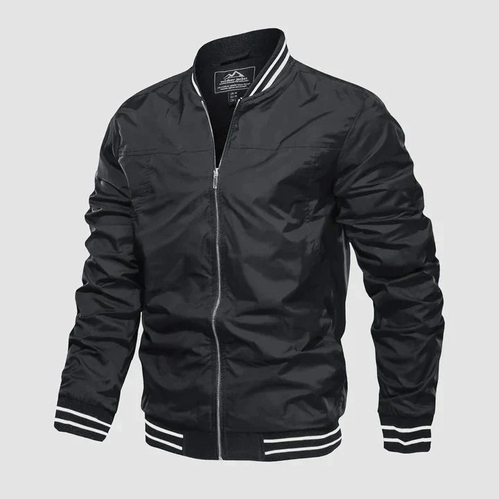 Clea | Men's Bomber Jacket | Lightweight Harrington, Zip-Up | Summer