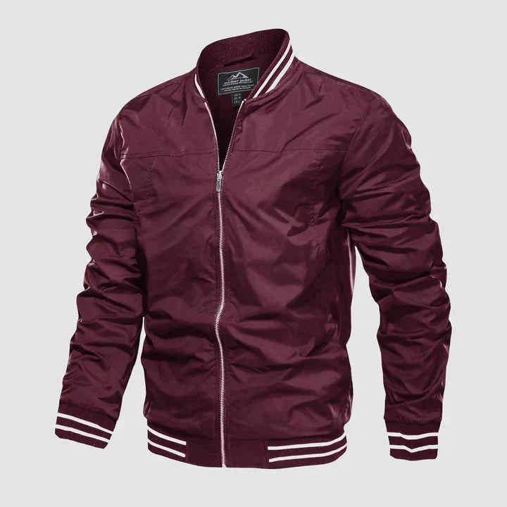 Clea | Men's Bomber Jacket | Lightweight Harrington, Zip-Up | Summer