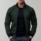 Cosima | Men's Bomber Jacket | Lightweight, Full-Zip | Ribbed Collar