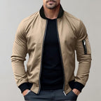 Cosima | Men's Bomber Jacket | Lightweight, Full-Zip | Ribbed Collar