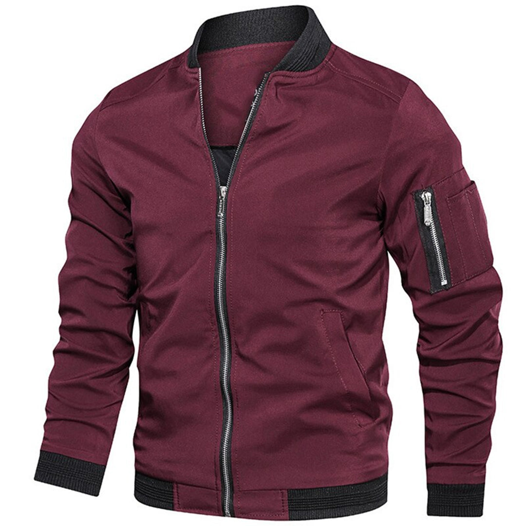 Marlow | Men's Bomber Jacket | Lightweight, Zip-Up | Spring & Fall