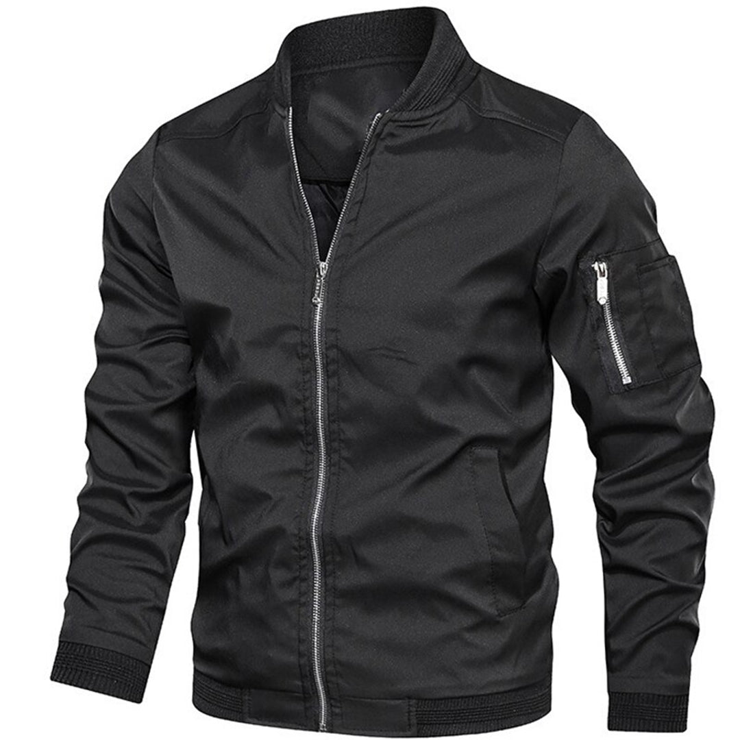 Marlow | Men's Bomber Jacket | Lightweight, Zip-Up | Spring & Fall