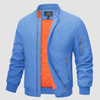 Zinnia | Men's Bomber Jacket | Lightweight, Windproof | Zip-Up