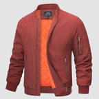 Zinnia | Men's Bomber Jacket | Lightweight, Windproof | Zip-Up