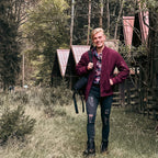 Zinnia | Men's Bomber Jacket | Lightweight, Windproof | Zip-Up
