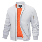 Zinnia | Men's Bomber Jacket | Lightweight, Windproof | Zip-Up