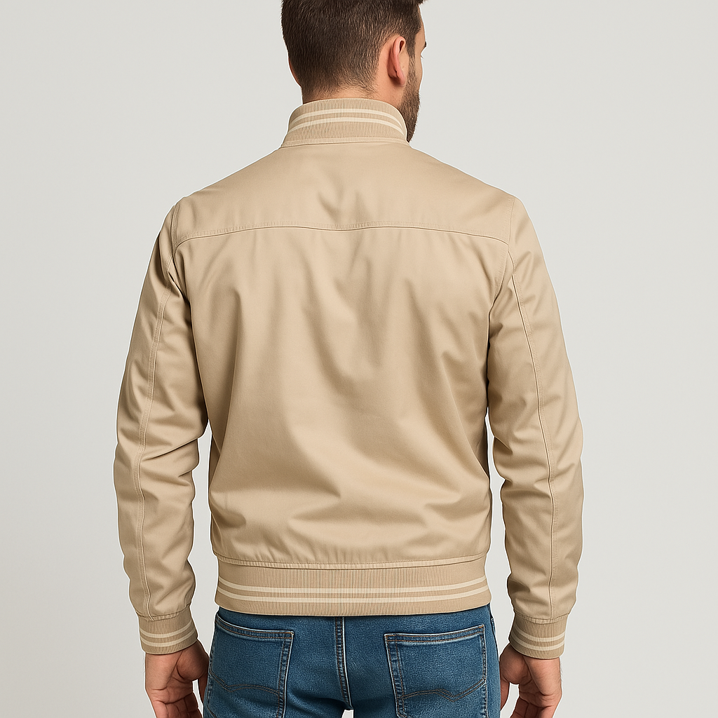 Tamsin | Men's Bomber Jacket | Slim Fit, Full Zip | Autumn Jacket
