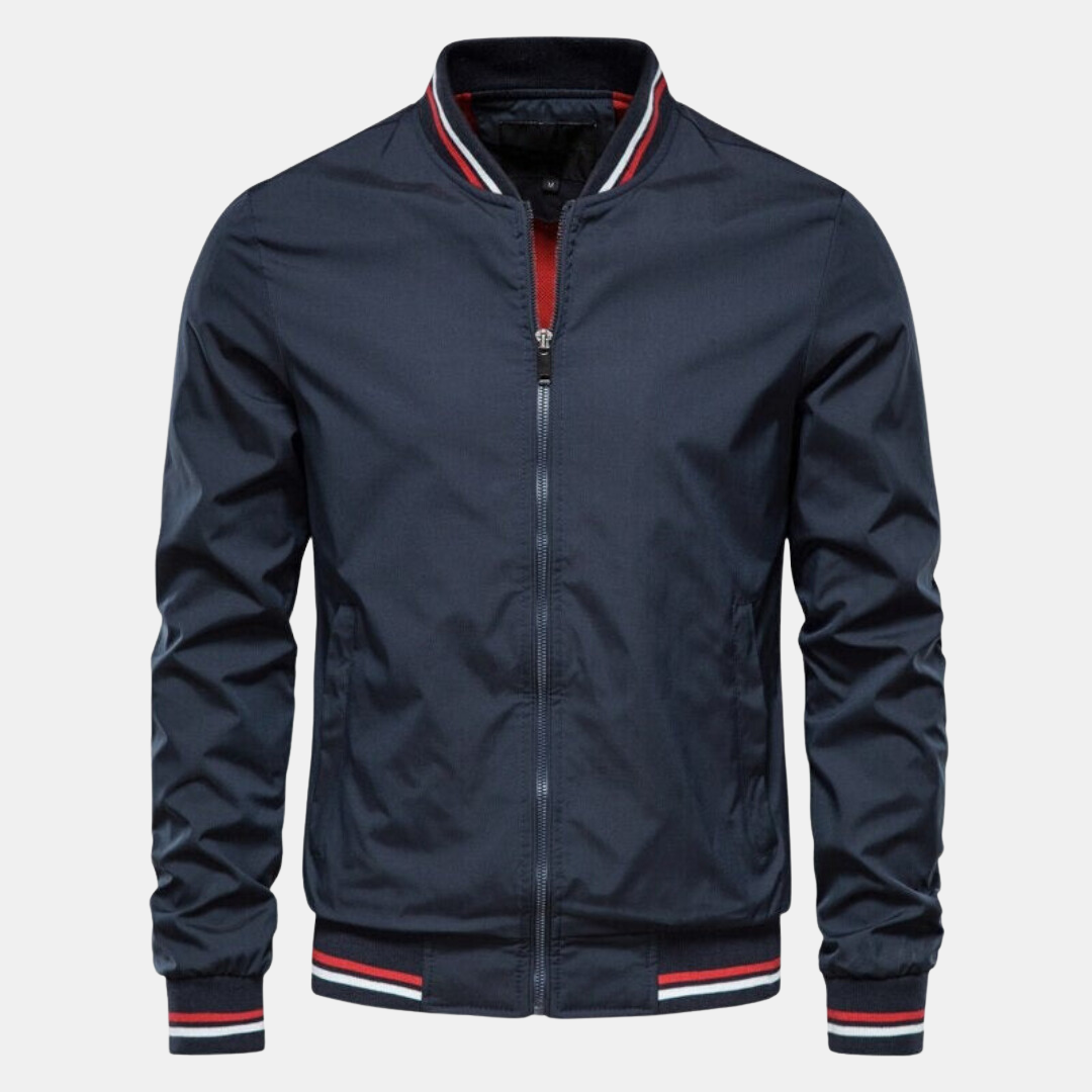 Men Bomber Jacket Harrington Zip