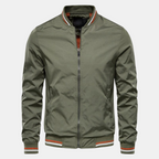 Men Bomber Jacket Harrington Zip