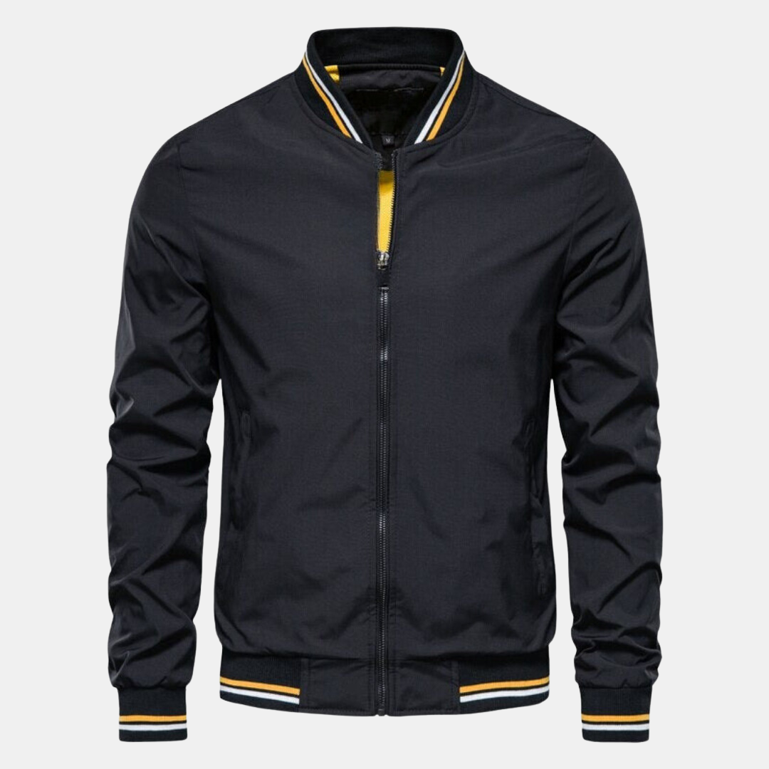 Men Bomber Jacket Harrington Zip