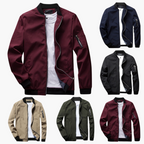 Solene | Men's Bomber Jacket | Windproof, Zip Pockets | Spring & Fall