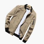 Solene | Men's Bomber Jacket | Windproof, Zip Pockets | Spring & Fall
