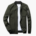 Solene | Men's Bomber Jacket | Windproof, Zip Pockets | Spring & Fall