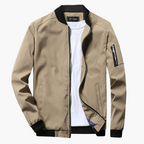 Solene | Men's Bomber Jacket | Windproof, Zip Pockets | Spring & Fall