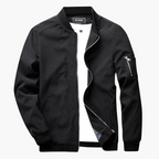 Solene | Men's Bomber Jacket | Windproof, Zip Pockets | Spring & Fall