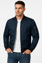 Embla | Men's Bomber Jacket | Windproof, Zip-Up | Lightweight Summer Jacket