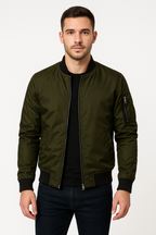 Embla | Men's Bomber Jacket | Windproof, Zip-Up | Lightweight Summer Jacket