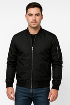 Embla | Men's Bomber Jacket | Windproof, Zip-Up | Lightweight Summer Jacket