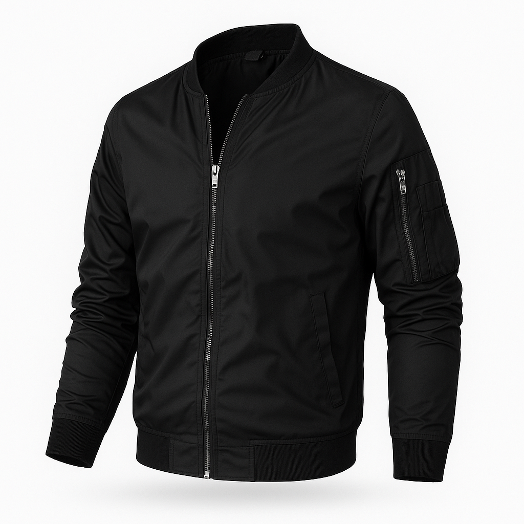 Embla | Men's Bomber Jacket | Windproof, Zip-Up | Lightweight Summer Jacket