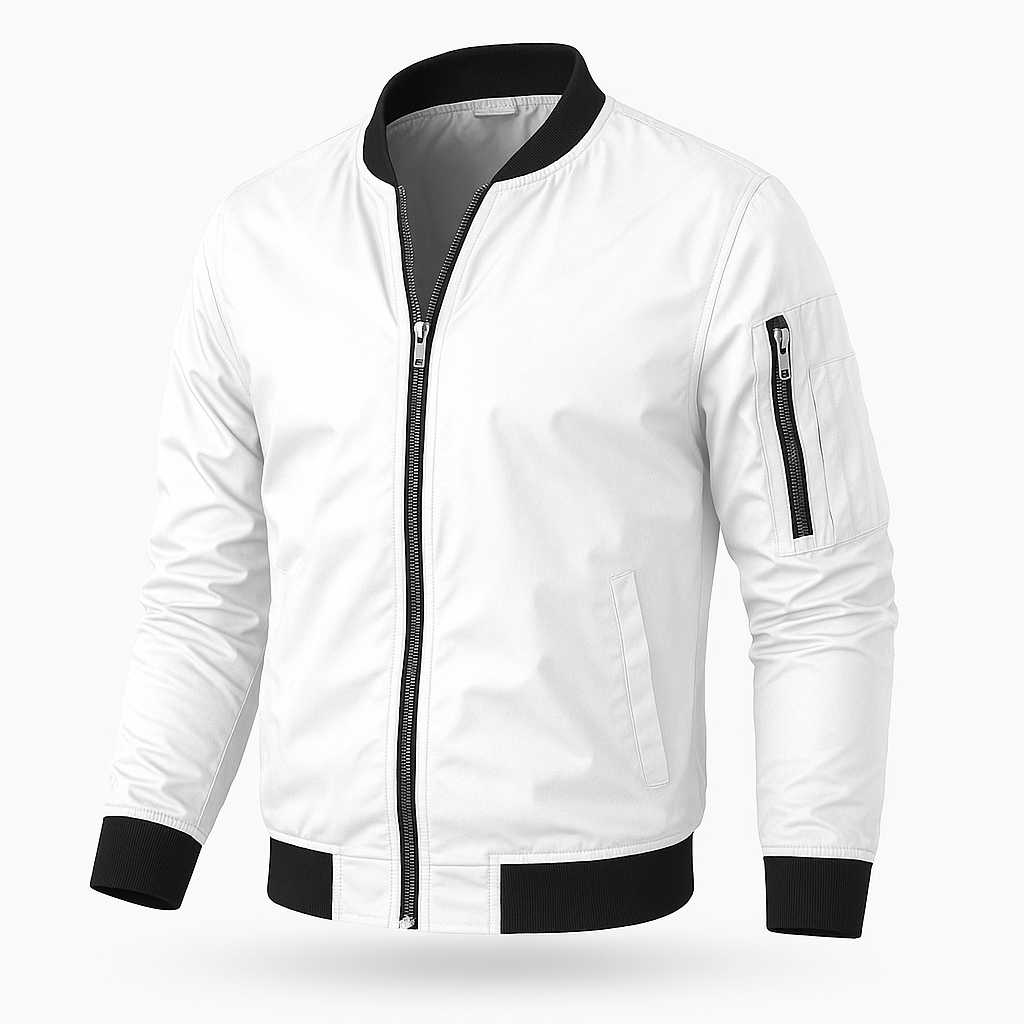 Embla | Men's Bomber Jacket | Windproof, Zip-Up | Lightweight Summer Jacket