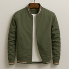Galia | Men's Bomber Jacket | Windproof, Full-Zip | Ribbed Trim, Transition