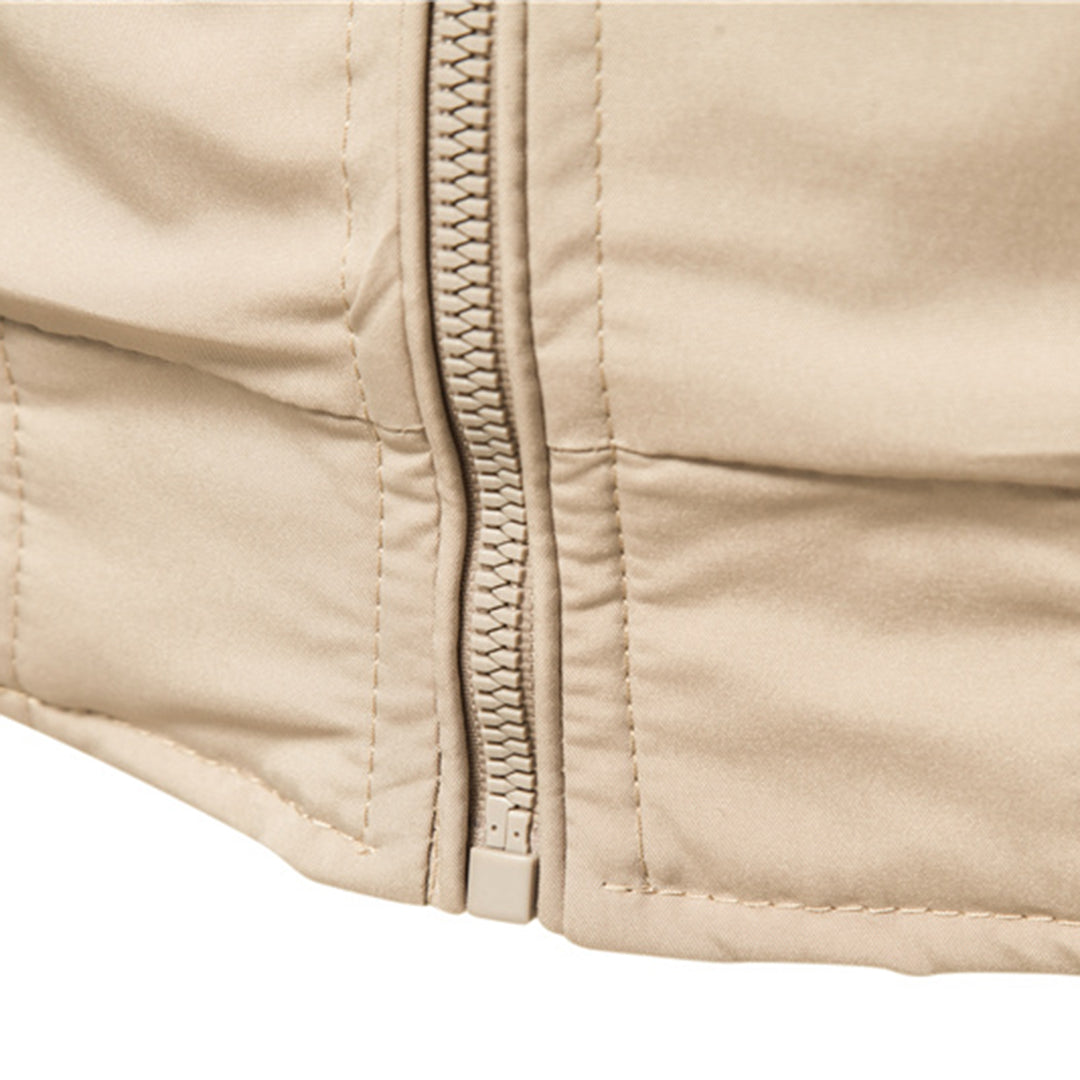 Greta | Men's Bomber Jacket | Windproof Zip-Up | Army Green, Black, Navy, Khaki